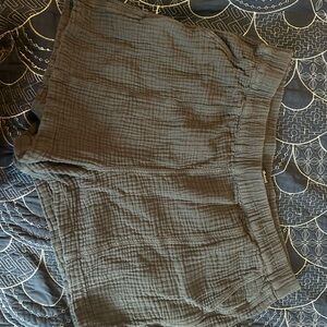 Madewell Gray Textured Shorts